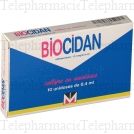Biocidan 0,1 mg/0,4 ml Boîte de 10 récipients unidoses