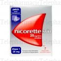 Nicoretteskin 25 mg/16 heures Boîte de 7 sachets