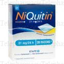 Niquitin 21 mg/24 heures Boîte de 28 dispositifs