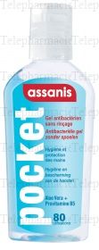 ASSANIS POCKET Gel antibact&eacute;r main Fl/80ml