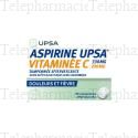 Aspirine upsa vitaminée c tamponnée effervescente 2 Tubes de 10 comprimés