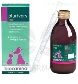 Plurivers Sirop Vermifuge Chiens Chats 250ml