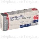 BIOGARAN Ibuprofène 200mg Boîte de 30 comprimés