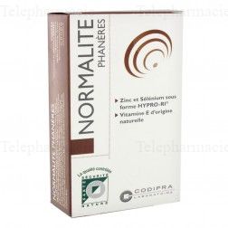 CODIFRA Normalite phan&egrave;res cheveux et ongles 60 g&eacute;lules