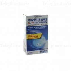 Magnesium marin b6 b9 calcium marin 100 gélules