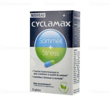 Cyclamax Sommeil et Stress 32 gélules