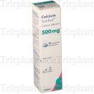 Calcium sandoz 500 mg Tube de 20 comprimés