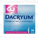 Dacryum solution pour lavage ophtalmique Boîte de 30 récipients unidoses