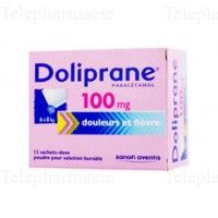 Doliprane 100 mg Boîte de 12 sachets-doses