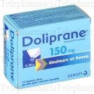 Doliprane 150 mg Boîte de 12 sachets-doses