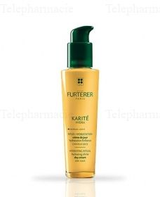 Karite hydra rituel hydratation crème de jour brillance cheveux secs sans rincage 100ml