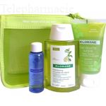 Trousse week end au vert: shampooing a la pulpe de cedrat 100ml + gel douche eveil matinal 75ml