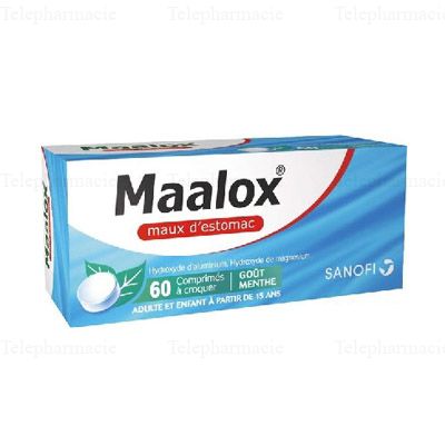 MAALOX MAUX D'ESTOMAC CPR 60 