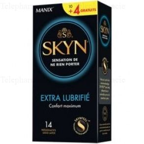 Skyn Préservatif extra lubrifié - 10 préservatifs + 4 gratuits