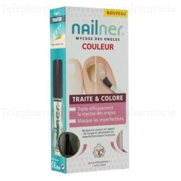 Nailner Traite et Colore Lot de 2 x 5ml