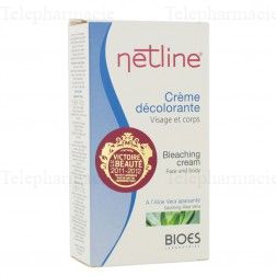 Crème décolorante duvet sombre: crème décolorante tube 40ml + crème activatrice à reconstituer tube 20ml