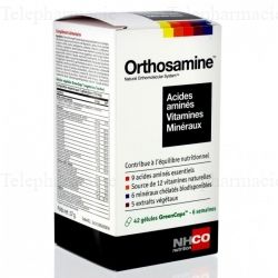 NHCO Santé - Orthosamine Vitamines, Minéraux pot de 42 gélules