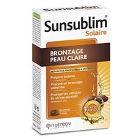 NUTREOV Sunsublim bronzage spécial peaux claires 28 capsules