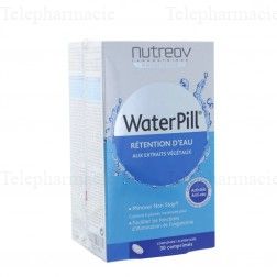 NUTREOV WaterPill rétention d'eau aux extraits végétaux lot 2 boîtes 30 comprimés