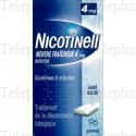 Nicotinell menthe fraicheur 4 mg sans sucre 96 gommes