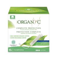 ORGANYC TAMPON APP COTON SUPER X16