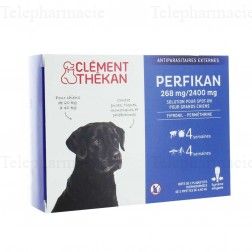 Perfikan Antiparasitaire Grands Chiens 4 pipettes