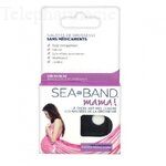 SEA-BAND Bracelet anti-nausées mama noir