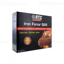 IRON FORCE BARRES CHOCOLAT PRALINE RIZ SOUFFLE 5x50G