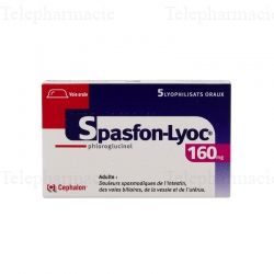 Spasfon lyoc 160 mg Boîte de 5 lyophilisats