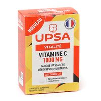 UPSA Vitalité Vitamine C 1000mg à croquer 20 comprimés