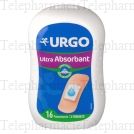 URGO Ultra absorbant 3 formats boîte de 16 pansements