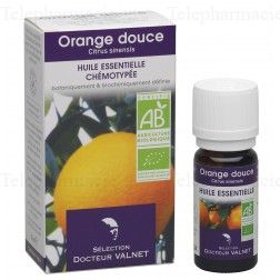 Huile essentielle d’orange douce bio flacon 10ml