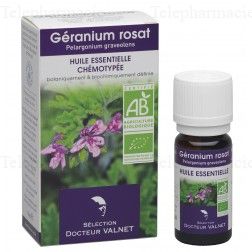 Huile essentielle de géranium rosat bio flacon 10ml