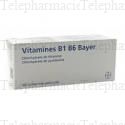 Vitamine b1 b6 bayer Boîte de 40 comprimés